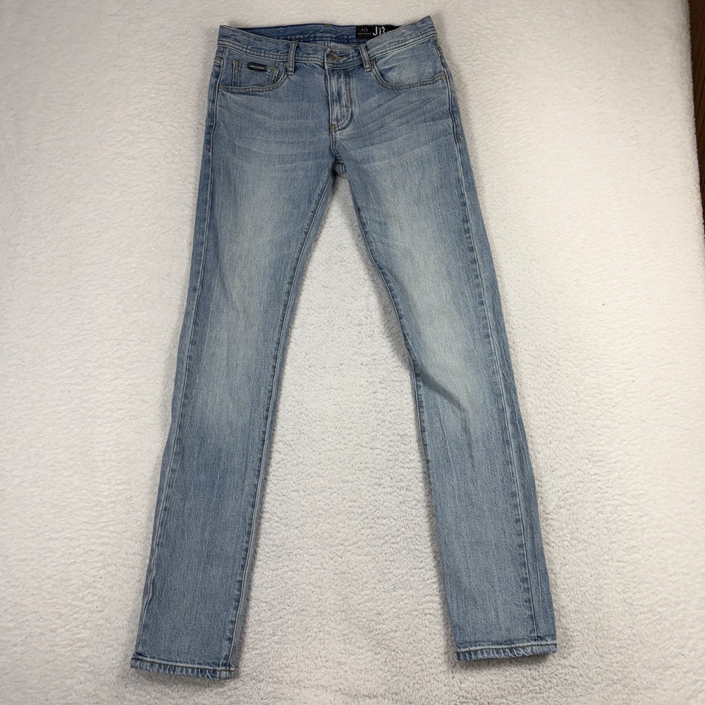 Armani Exchange J13 Jeans Mens 29 (28.5x32) Slim Low Blue Denim A|X Stretch